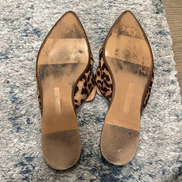 Banana republic leopard pointed slides - Picture 5 of 5